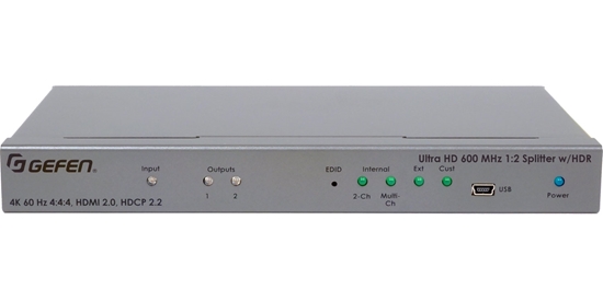 Picture of 4K Ultra HD 600 MHz 1:2 Splitter w/ HDR