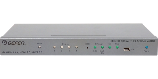 Picture of Ultra HD 600 MHz 1:4 Splitter for HDMI w/ HDR