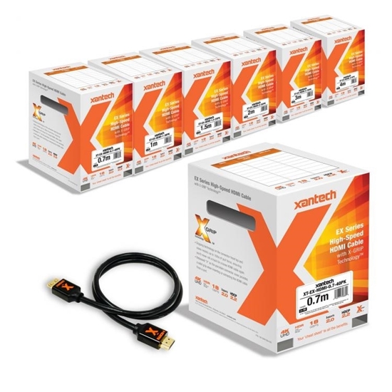 Picture of Xantech EX Series Bulk Pack Truck Kit - High-speed HDMI Cables with X-GRIP Technology
